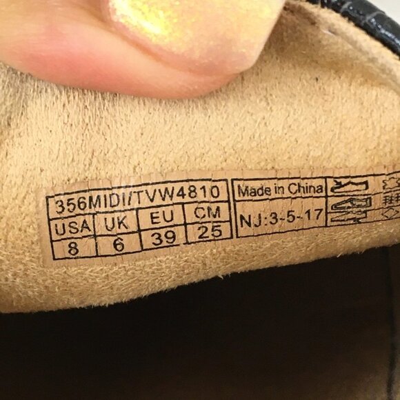 Vionic Women's De Metra Snake Skin Leather Pattern Loafer Slip Ons Size 8 GREAT - Picture 8 of 8